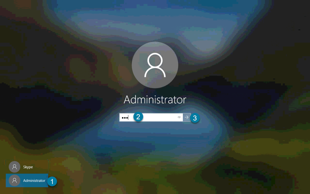 Windows Admin Sign-in