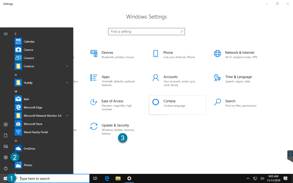 Windows Settings