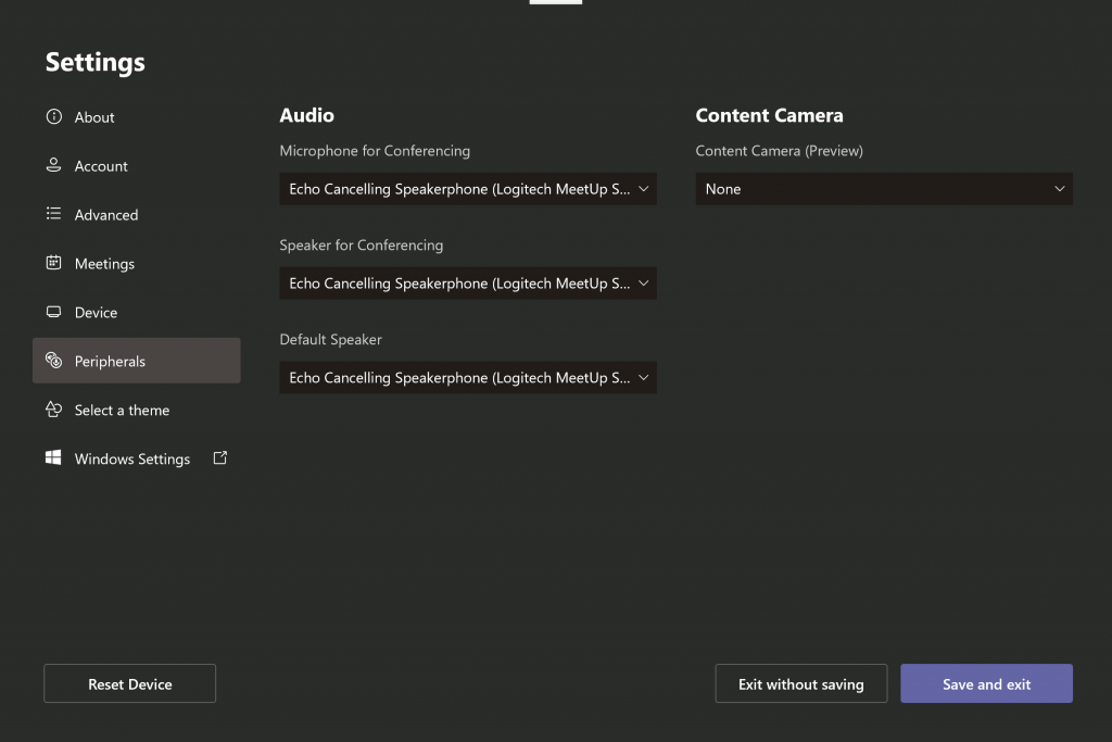 Peripherals Page
