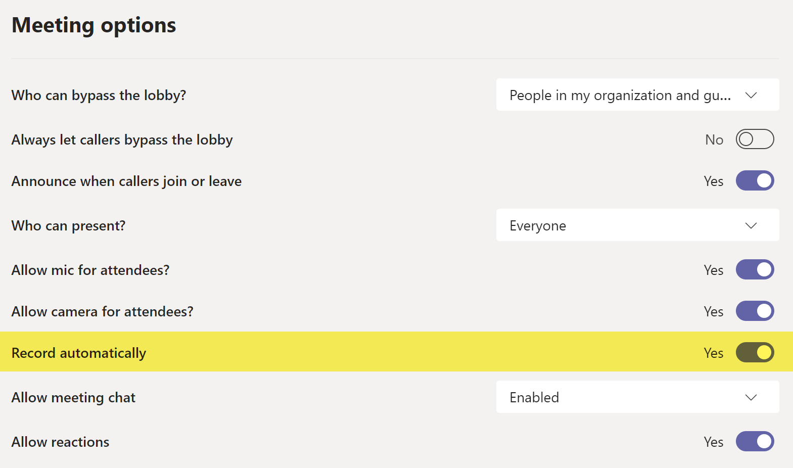Automatically Record Your Microsoft Teams Meetings